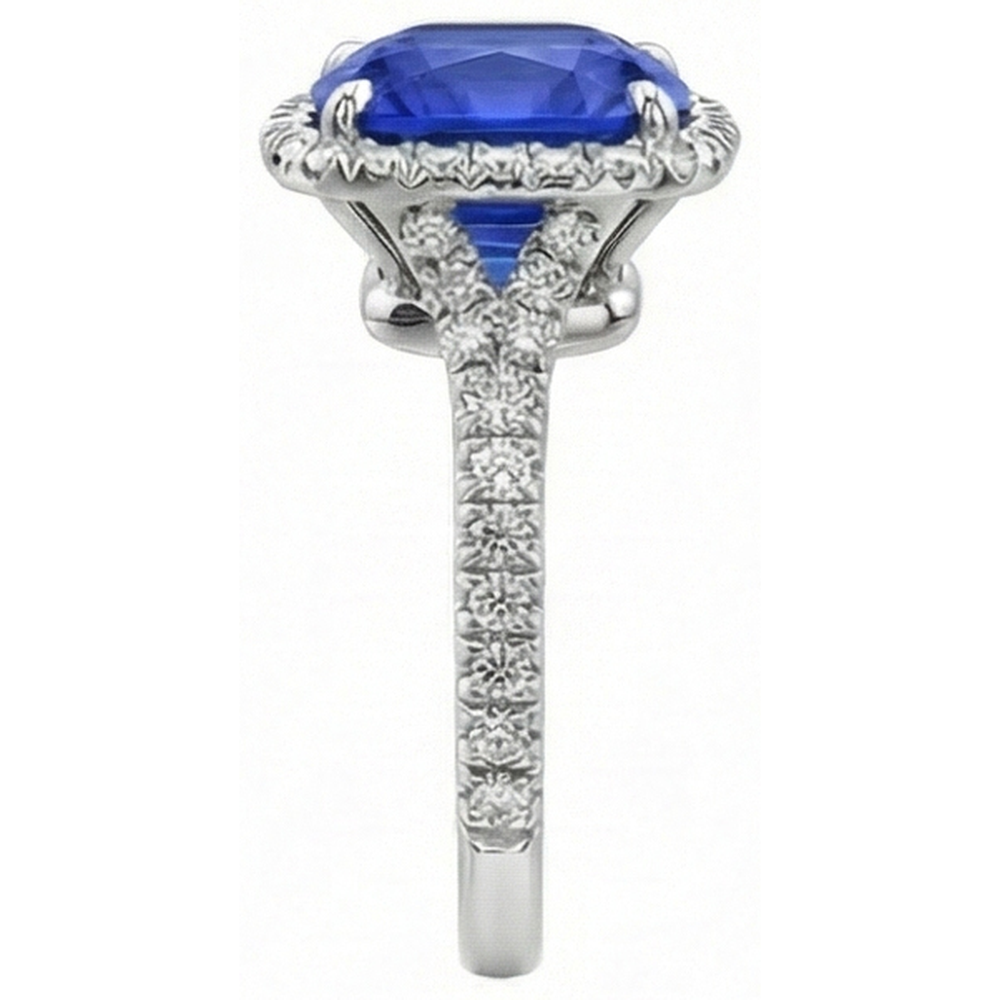 Blue Sapphire Wedding Ring For Women