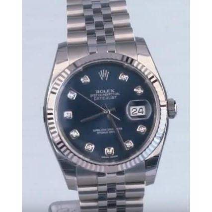 Rolex Men Date Just Watch Fluted