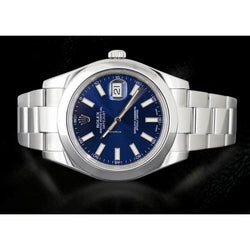 Blue Dial Rolex Datejust 2 Mens Watch Oyster Bracelet Ss