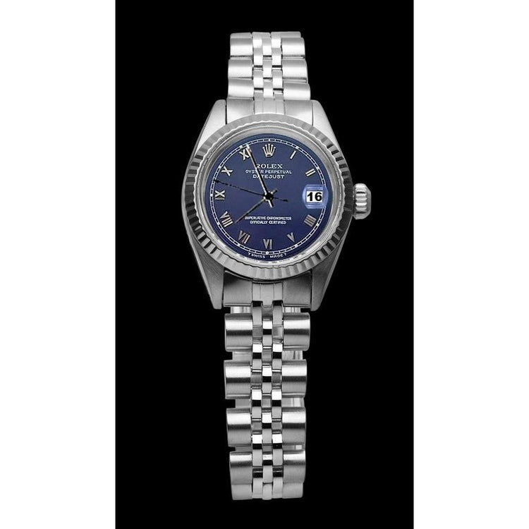 Fluted Bezel Ladies Date Just Rolex