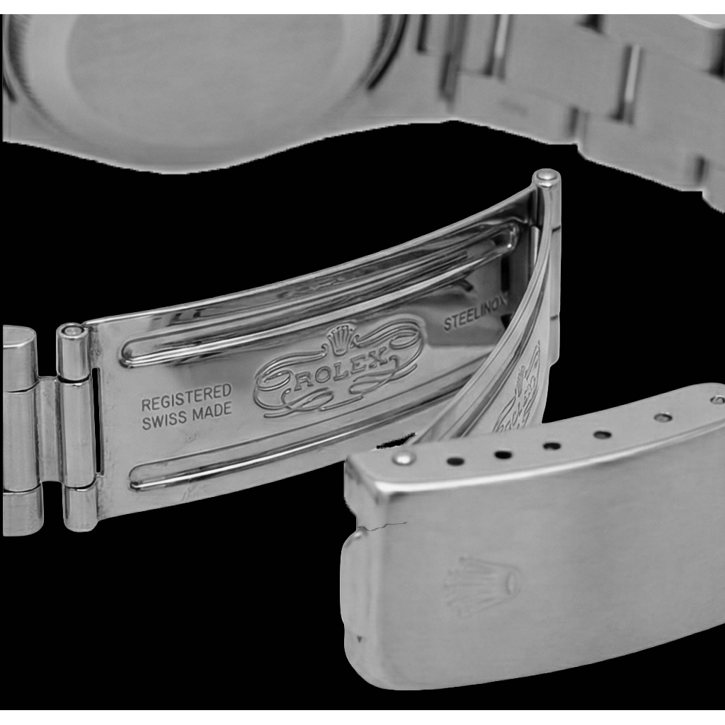 Blue Custom Diamonds Dial Midsize No Date Rolex Watch Bracelet Ss