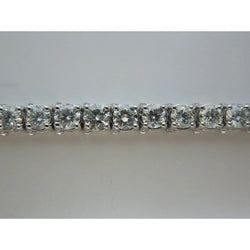 Brilliant Cut 19 Carat Genuine Diamond Tennis Bracelet