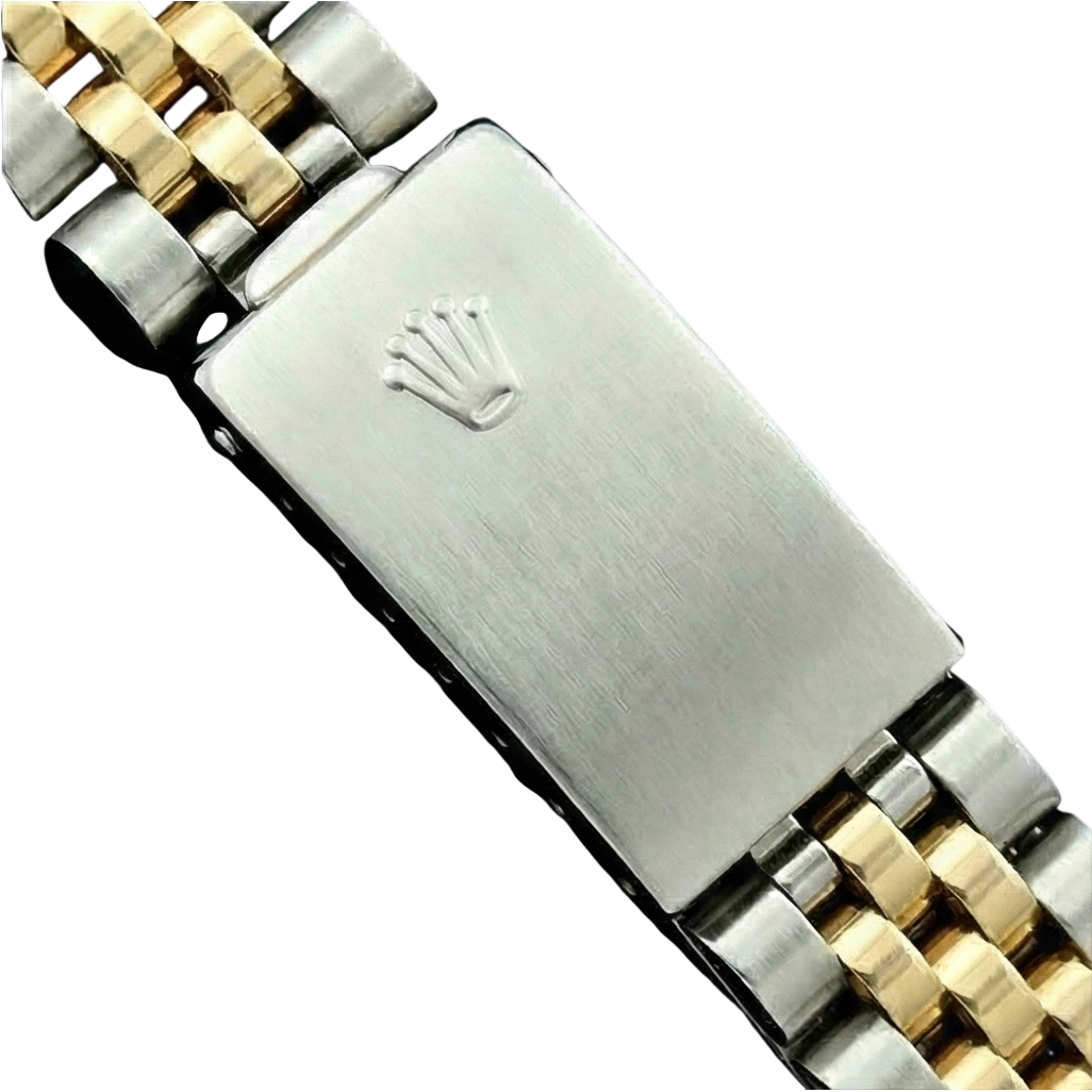 Burgundy Diamond Dial Ss & Gold Jubilee Datejust Lady Watch Rolex