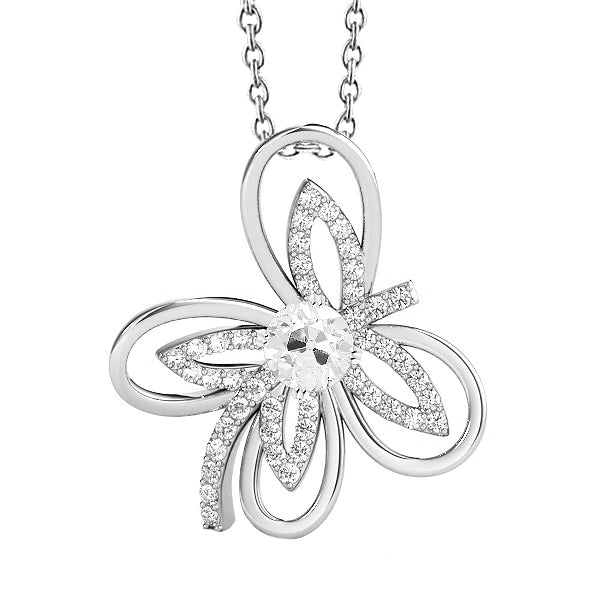 Real Fine Diamond Pendant – main view