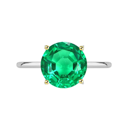 Fine Emerald GIA-Certified Precious Stone Ring 2.50 ct in