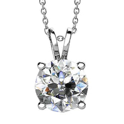 Casual 5 Carat Natural Earth Mined Diamond Pendant Gift