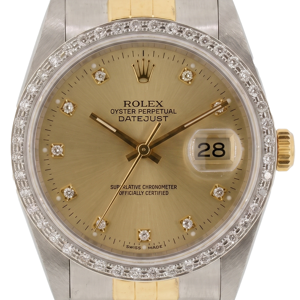 Champagne Diamond Fine Diamond Rolex ct – Gold