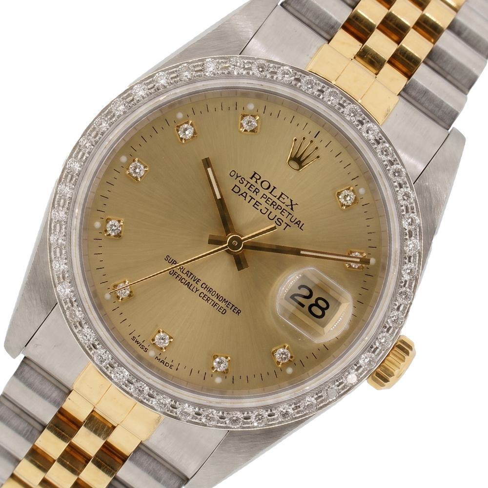 Champagne Diamond Fine Diamond Rolex ct – Gold
