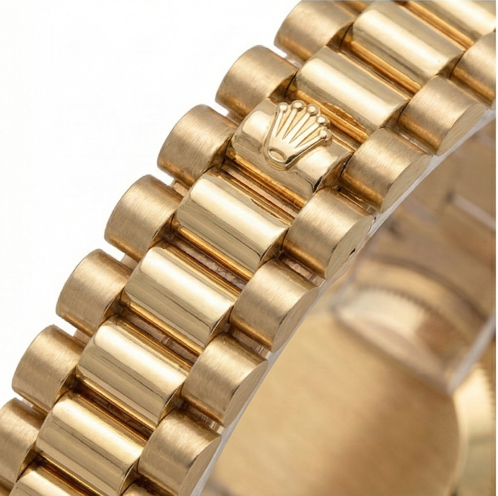 Champagne Roman Dial Rolex Dj Watch Presidential Style Bracelet