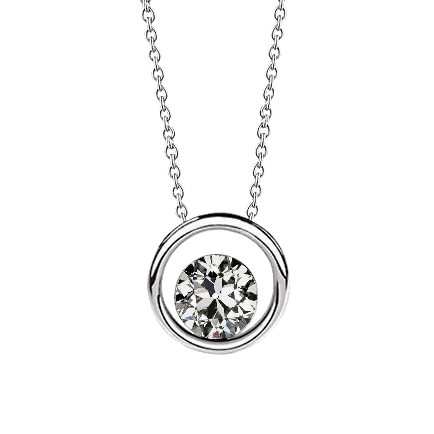 Luxurious Diamond Pendant Necklace 1.50 ct – main view