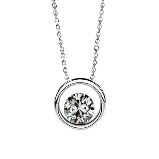 Luxury Fine Diamond Drop Pendant 1.50 ct – main view