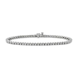 Classic Women's Genuine Diamond Tennis Bracelet