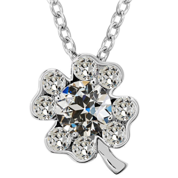 Natural Fine Diamond Pendant Necklace – main view