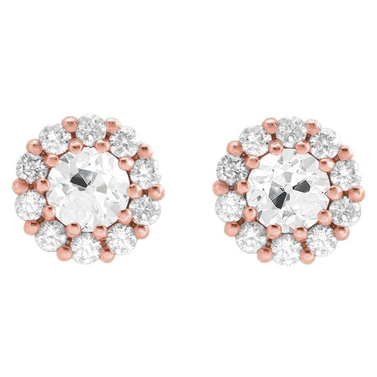 Earth-Mined Diamond Drop Earrings – main view