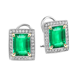 Bespoke Gemstone Earring – Emerald 2.50 ct by HarryChadEnt