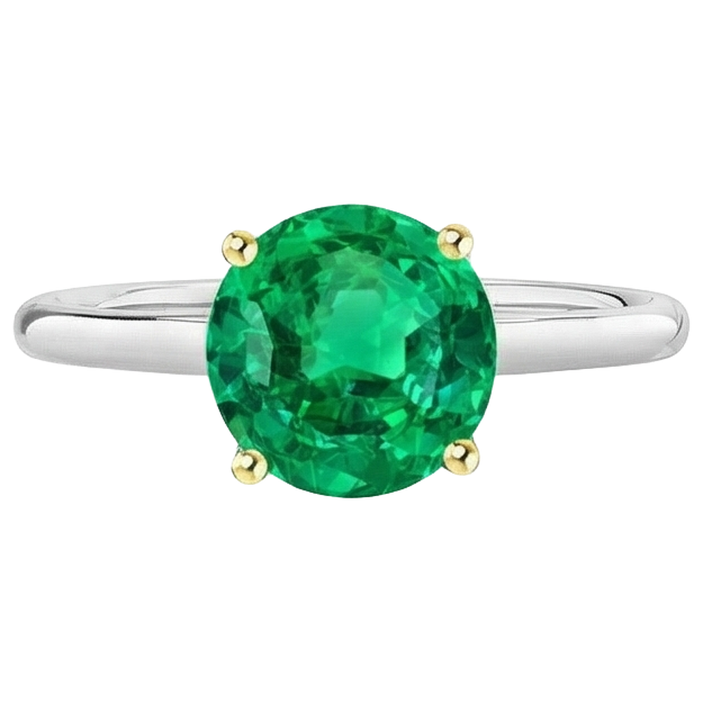 Shimmering Gemstone Ring 2 ct – angle view