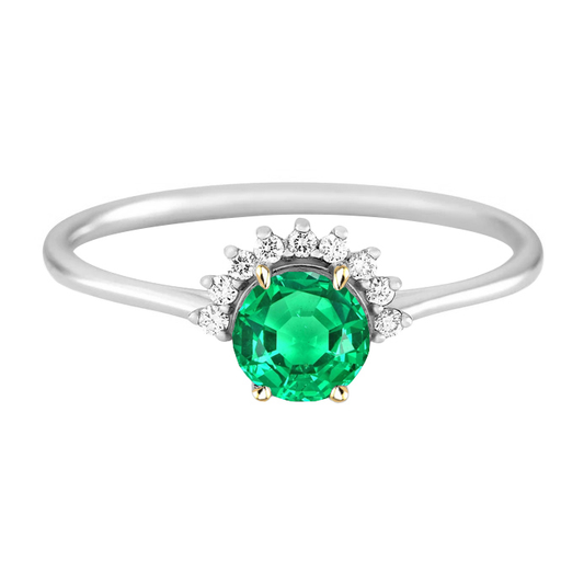 Brilliant Emerald Gemstone Ring 2 ct – main view