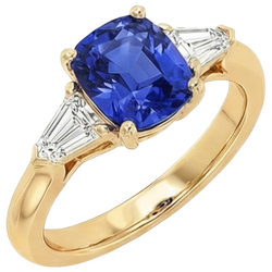 Natural Sapphire Ring 9.50ct - Yellow Gold 14K