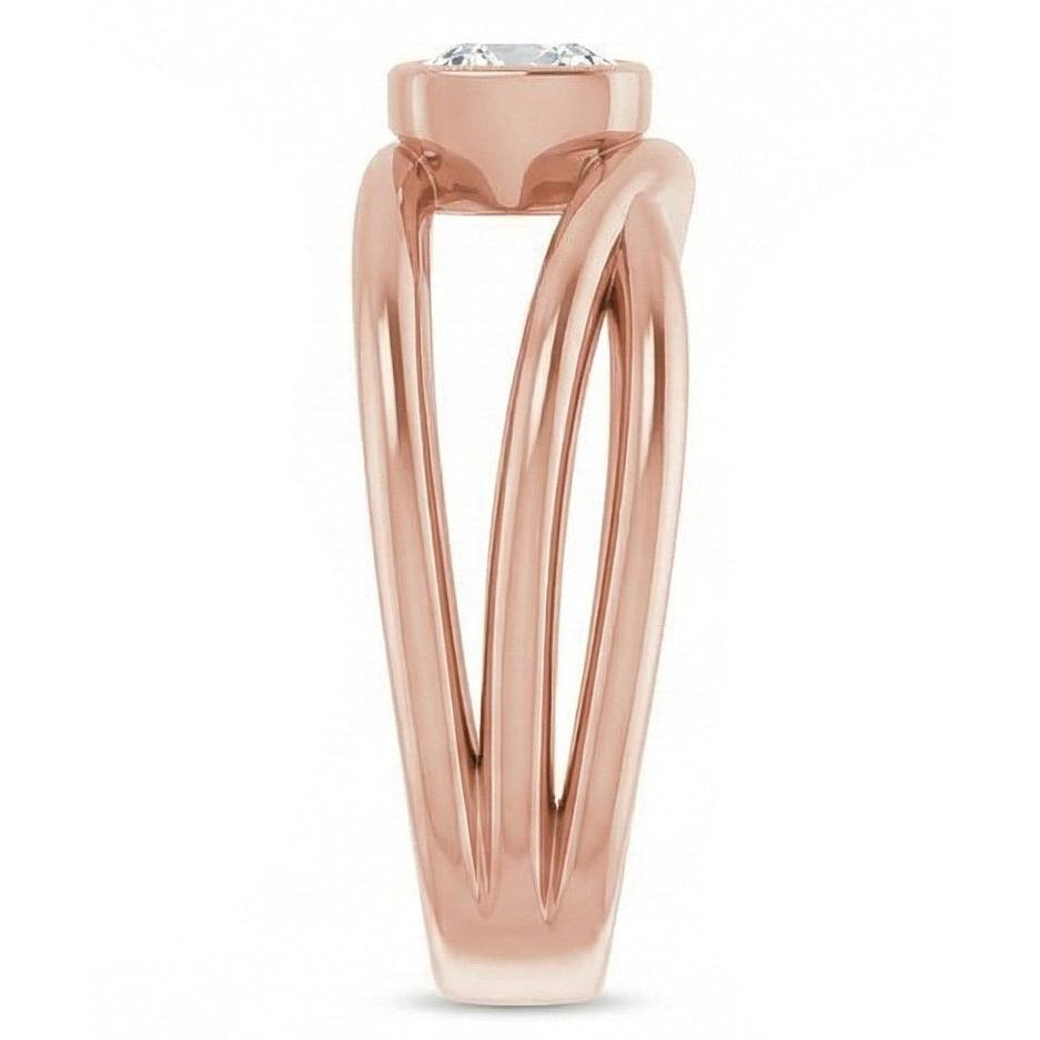 Cushion Old Miner Genuine Natural Earth Mined Diamond ( Not Lab Grown ) Solitaire Ring Bezel Set Gold 2.50 Carats