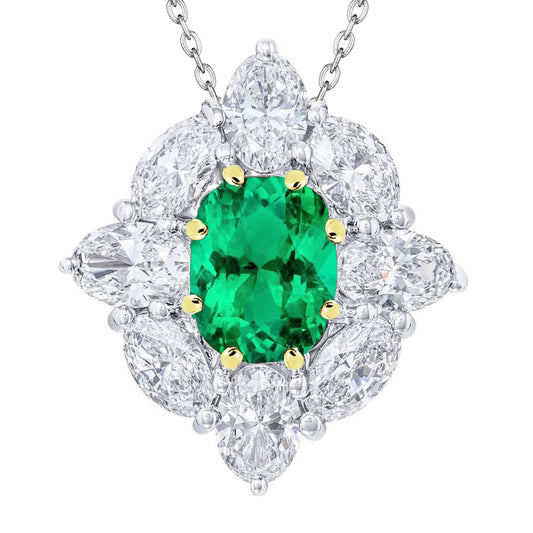 Sparkling Precious Stone Pendant 4 ct – main view