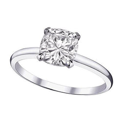 Natural Diamond Ring 2ct - White Gold 14K