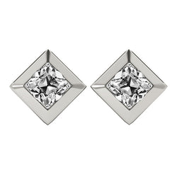 Fine Diamond Stud Earrings 1.50 ct G/VS1 – 14K White Gold