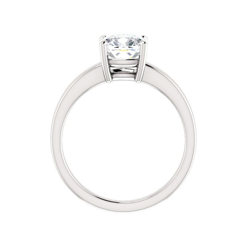 Earth-Mined Fine Diamond Proposal Ring – angle view