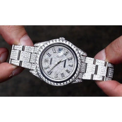 Custom Diamond Bezel Rolex Watch Datejust Ii Mens Watch Ss  29 Ct.