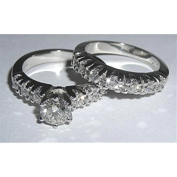 Custom Genuine Diamond Wedding Rings