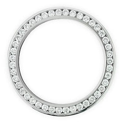 Custom Natural Diamond Bezel To Fit Rolex Datejust 36 Mm Watch 4 Carats