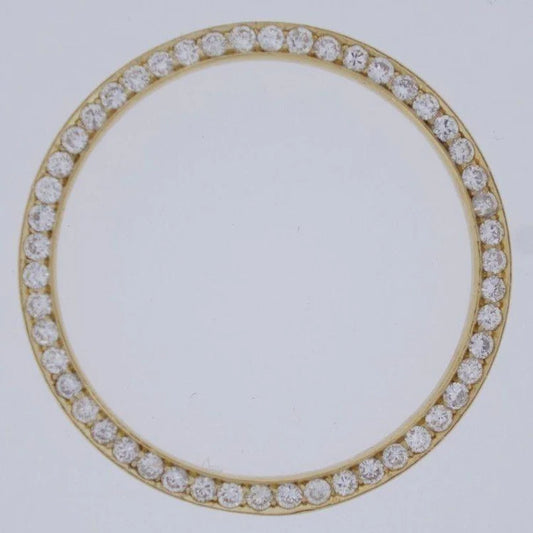 Custom Round Real Diamond Bezel To Fit Rolex Datejust Or President Watch 2.50 Ct. 36 Mm - Watch Bezel-harrychadent.ca