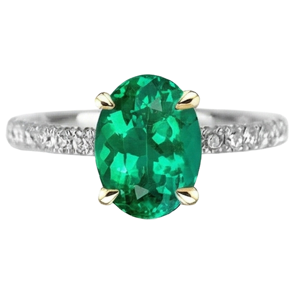 Timeless Precious Stone Ring 1.50 ct – profile view