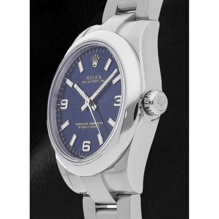 31mm Stainless Steel Blue Arabic Dial 