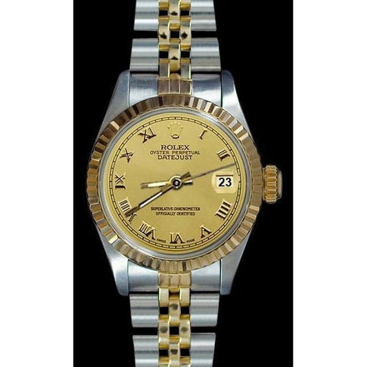 Rolex Lady Watch Ss & Gold Jubilee Champagne