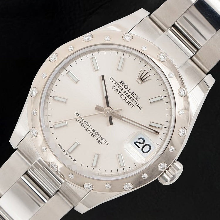 Datejust Rolex Silver Luminous