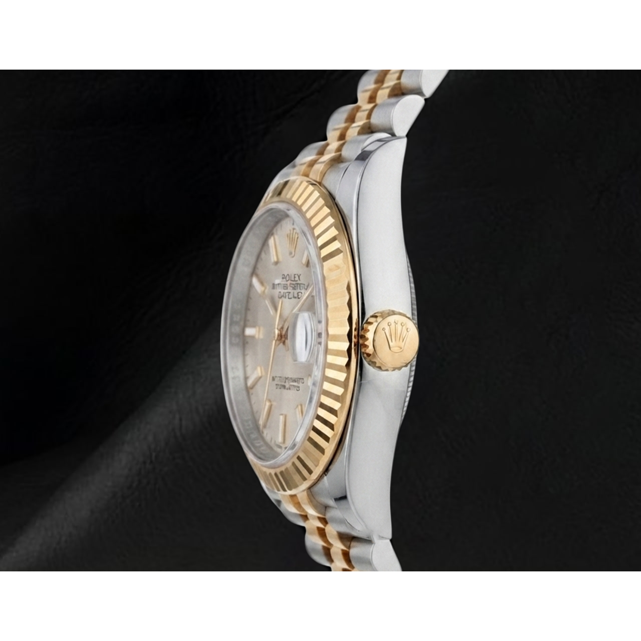 Datejust 279173 Rolex Luminous Dial Fluted Two Tone 28 mm Jubilee Women's Watch