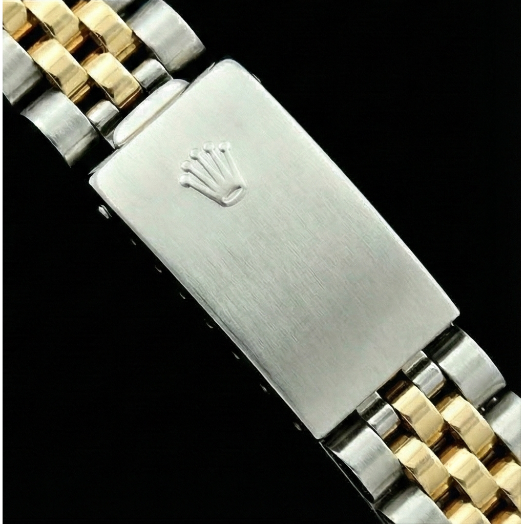 Datejust Champagne Stick Dial Rolex Lady Watch Ss & Bezel