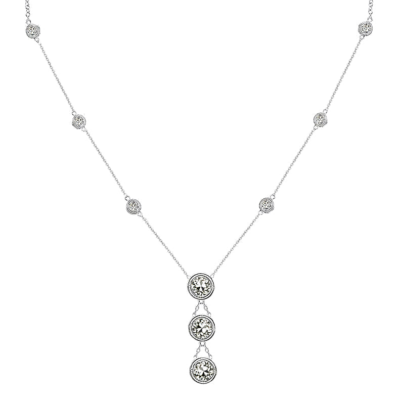 Pendant 14 Karat White Gold with Fine Diamond – main view