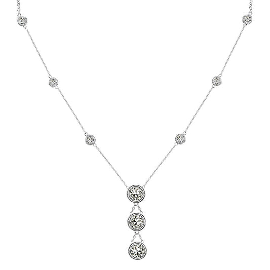 Pendant 14 Karat White Gold with Fine Diamond – main view