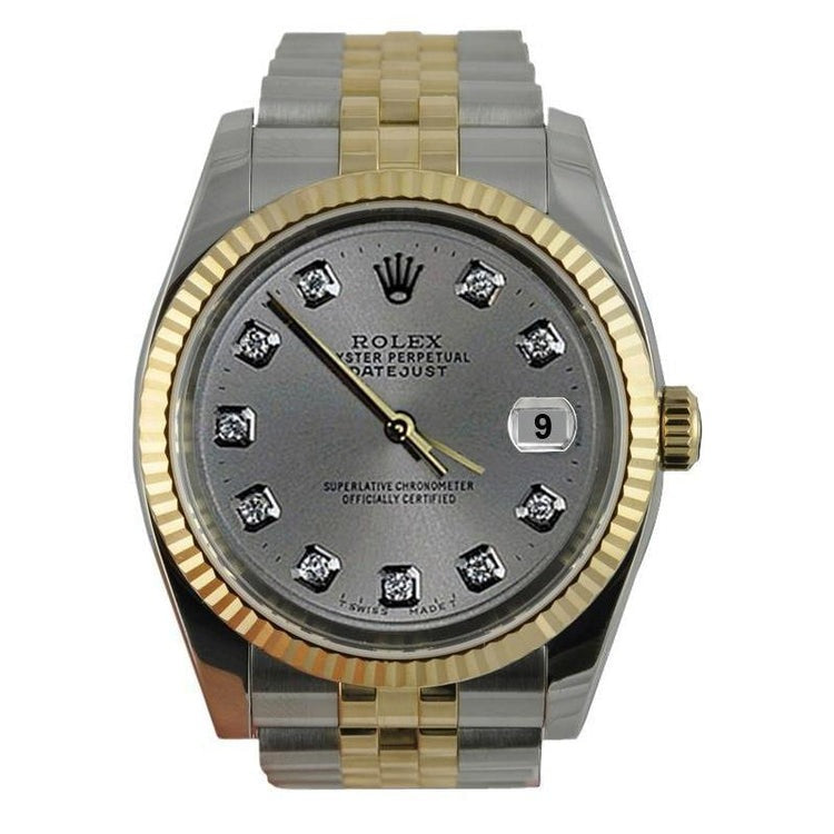 Gents Datejust Watch Fluted