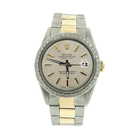 Rolex Men Datejust Watch Stick Dial QUICK SET