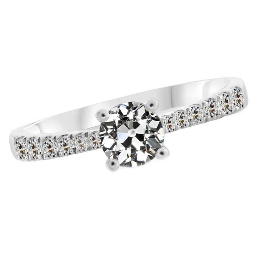 Designer Brilliant Diamond Accent Solitaire Ring 2.50 ct – main view