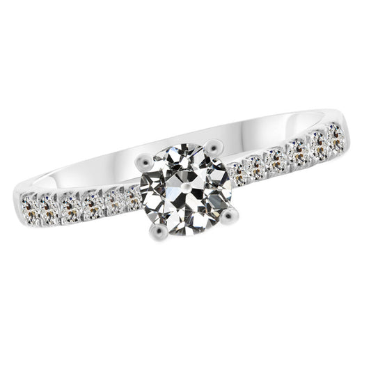 Designer Brilliant Diamond Accent Solitaire Ring 2.50 ct – main view