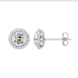 Handcrafted Brilliant Diamond Earrings 4 ct from HarryChadEnt
