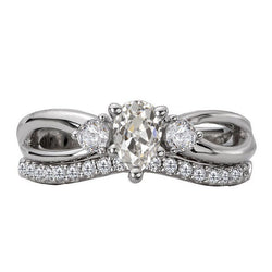 Exquisite Antique Cushion Diamond Engagement Ring – 4.50 ct 14K