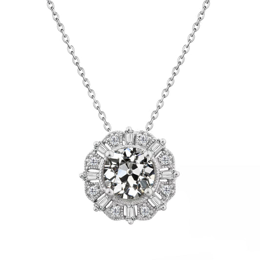 Natural Diamond Drop Pendant – main view