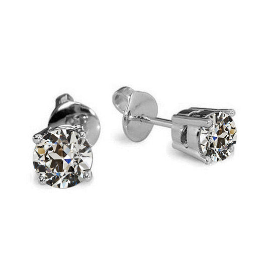 Real Fine Diamond Drop Earrings – main view