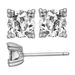 Handcrafted 4-ct Fine Diamond Stud Earrings