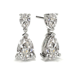 Handcrafted Fine Diamond Earrings 1.50 ct by HarryChadEnt
