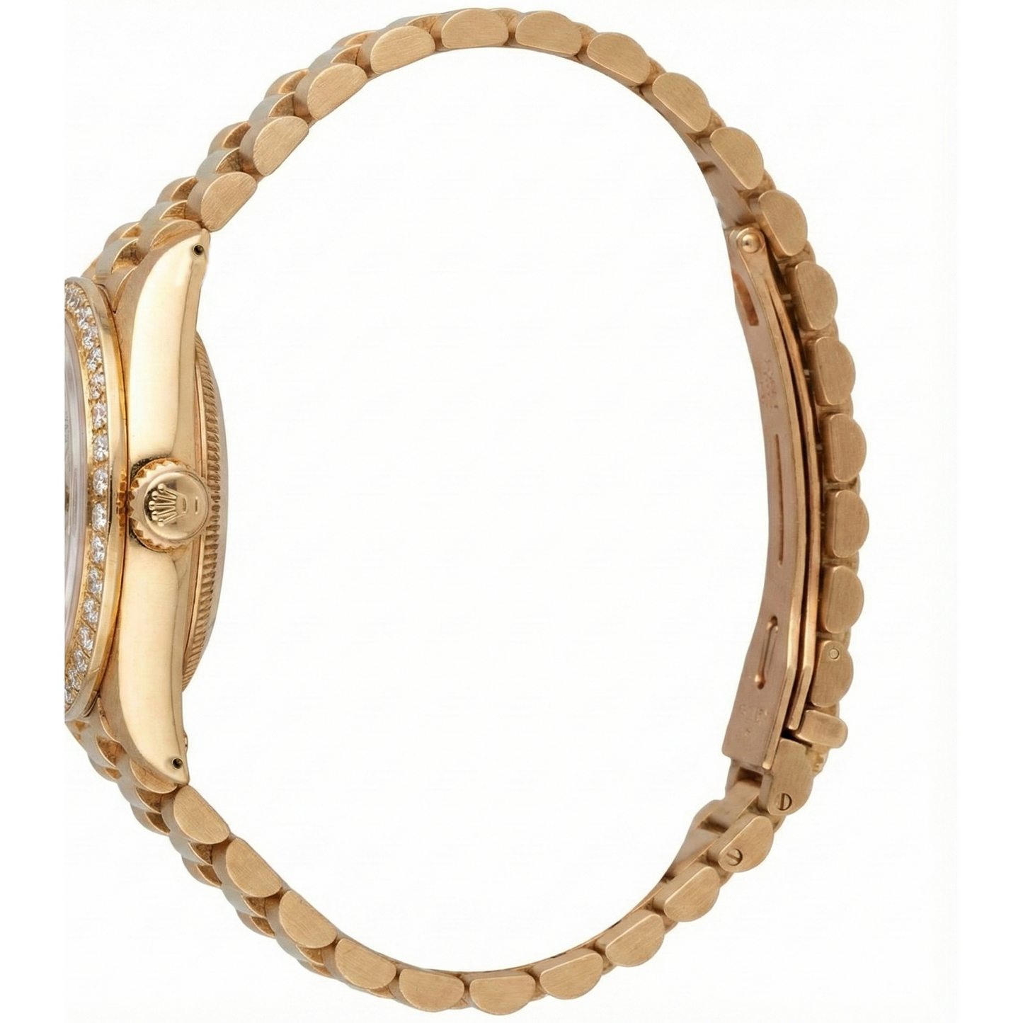 Diamond Bezel Rolex Dj Women Watch President Style Yg Blue Stick